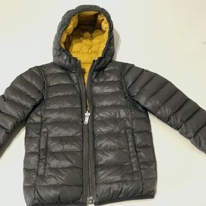EDDIE PEN REVERSIBLE POLY HOODED JACKET DOWN/FEATHER FEATHER